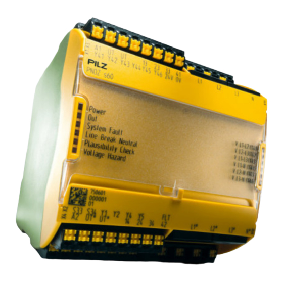 Pilz PNOZ s60 Operating Manual