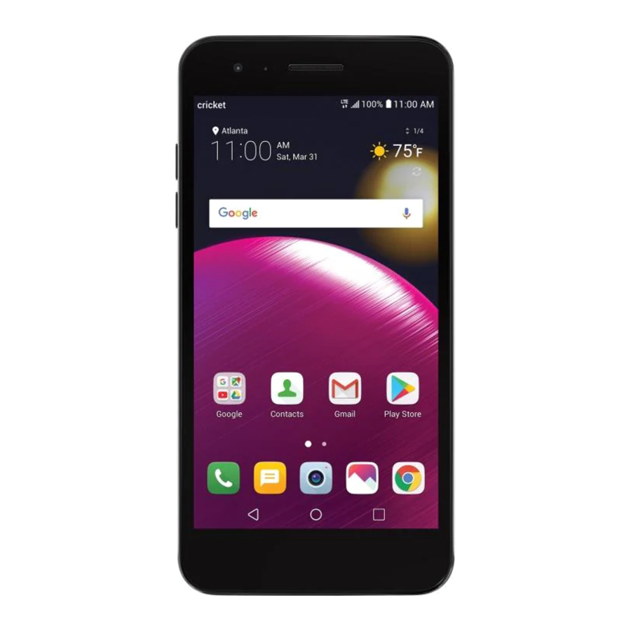LG Cricket Fortune 2 Quick Start Guide