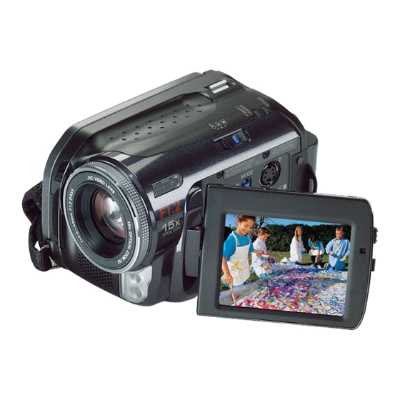 JVC GZ-MG50E Hard Drive Camcorder Manuals