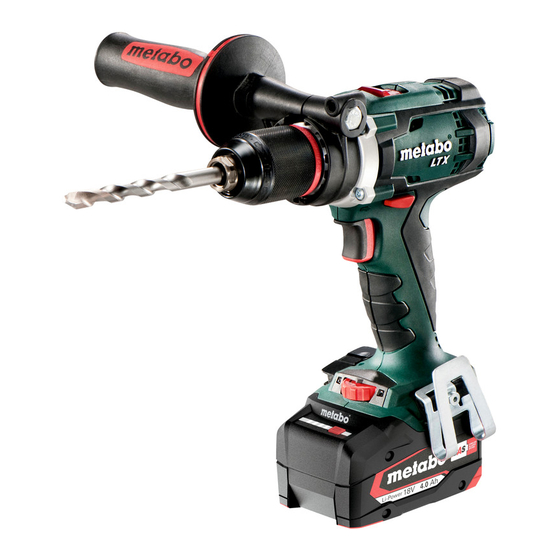Metabo BS 18 LTX BL I Operating Instructions Manual