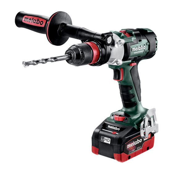 Metabo BS 18 LTX BL I Operating Instructions Manual