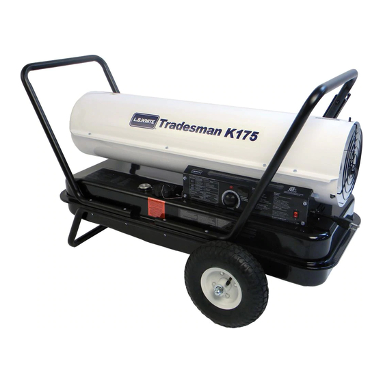 L.B. White Tradesman CP075EK Owner's Manual
