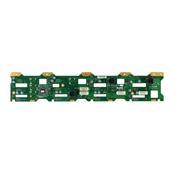 Supermicro BPN-SAS3-826A Backplane User Manual