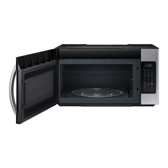 Samsung ME18H704SFG Microwave Manuals