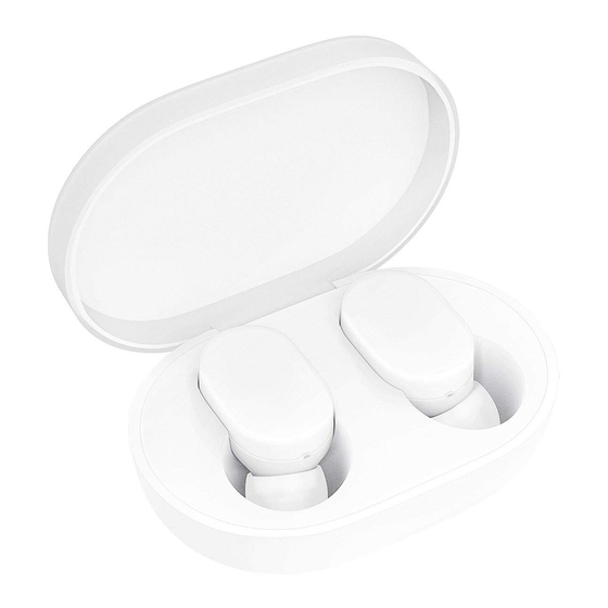 Xiaomi Mi True Wireless Earbuds TWSEJ02LM Manual