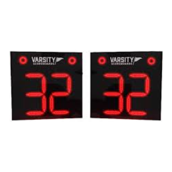 VARSITY Scoreboards 2210 Installation Manual