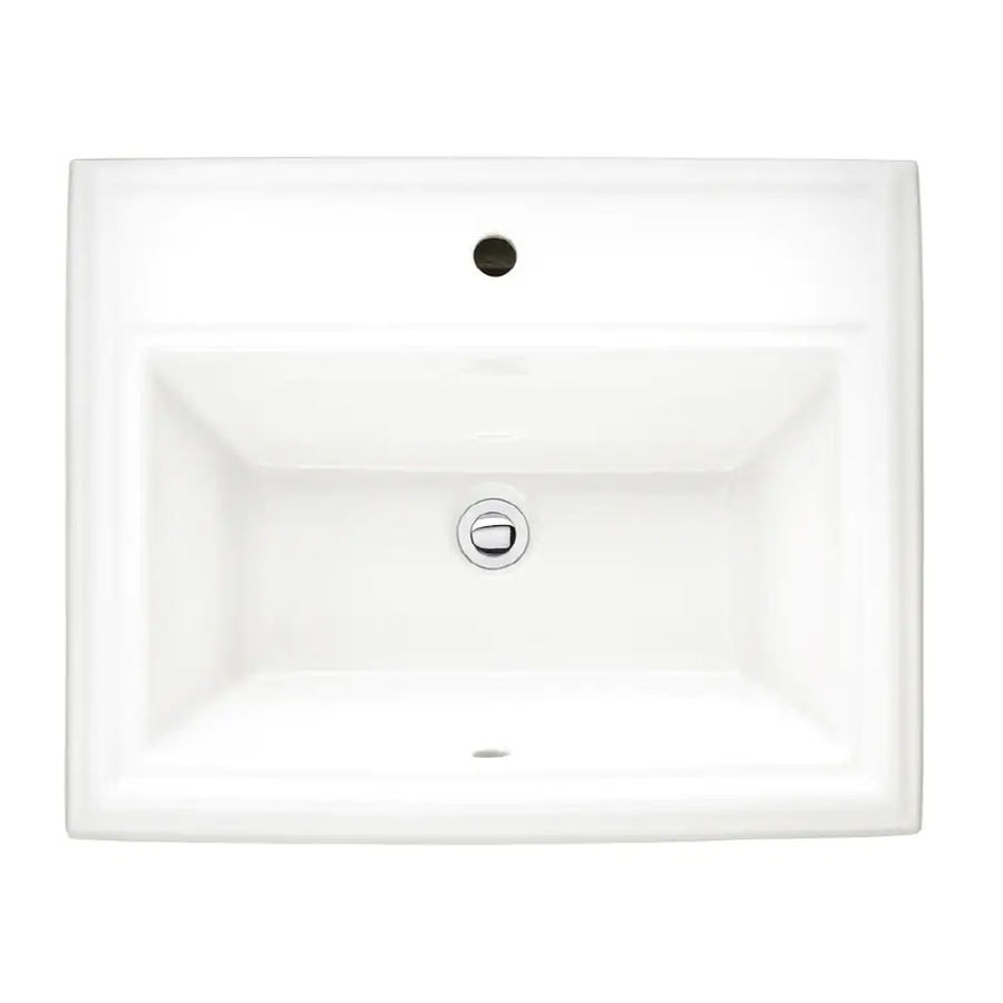 American Standard Town Square Countertop Sink 0700.001 Features & Dimensions