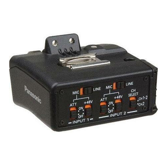 Panasonic AG-MYA30G - XLR Mic Adaptor Manuals