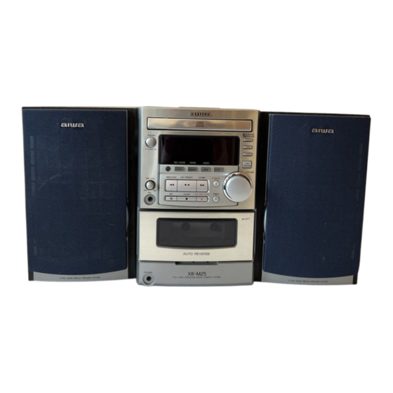 Aiwa XR-M25 Service Manual
