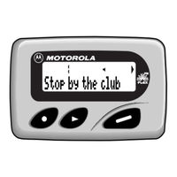 Motorola Jazz Pager User Manual