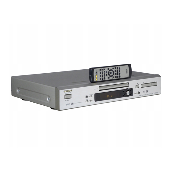 Onkyo DV-SP502 Service Manual