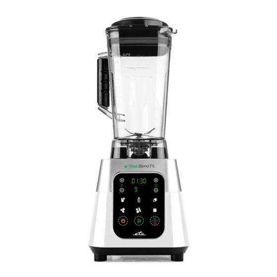 eta Vital Blend Fit Instructions For Use Manual