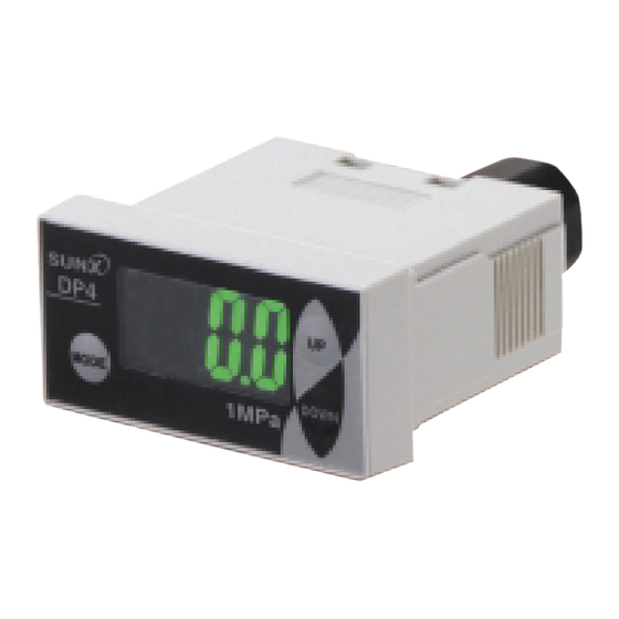 Sunx DP4 Series Instruction Manual