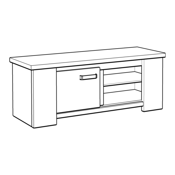 meubar COURTRAI TV6 Assembly Instruction Manual