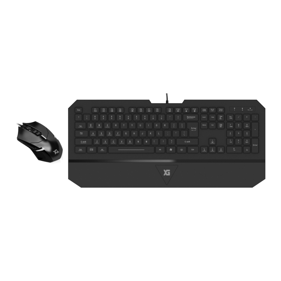 XG GC-700 - Gaming Keyboard And Mouse Manual