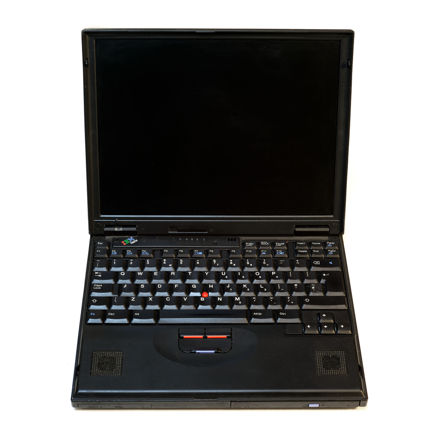 IBM ThinkPad 600Xж Setup Manual