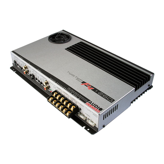 Audio System Twister F4 600 User Manual