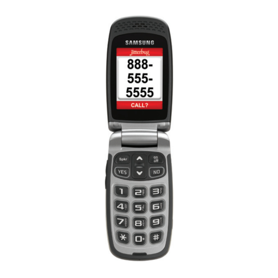 GreatCall Jitterbug Quick Start Manual