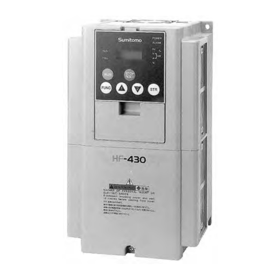 Sumitomo HF-430 Series Operating And Maintenance Manual