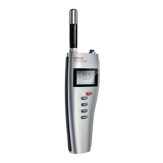 Rotronic HygroPalm HP23-A Manuals