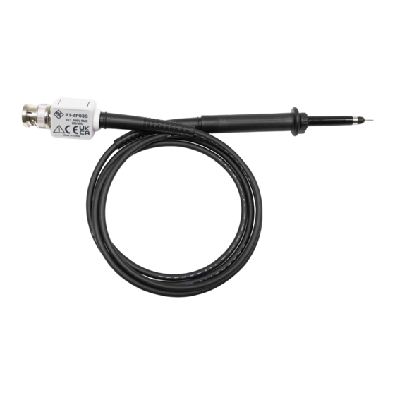 R&S RT-ZP03S User Manual