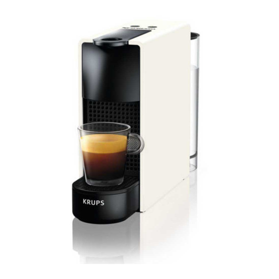 Krups Nespresso Essenza Mini Quick Start Manual