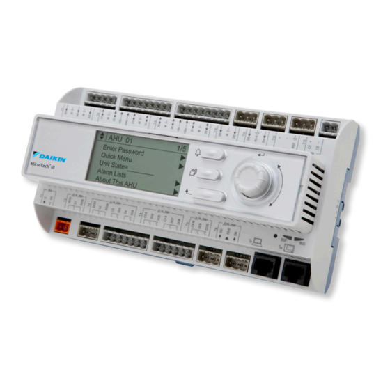 Daikin MicroTech III Troubleshooting Manual