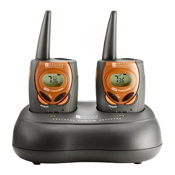Oregon Scientific TP-329 - Portable Radio Transceiver Manual
