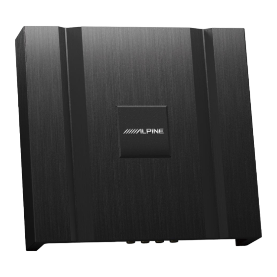 Alpine PXE-R80-8 Instructions Manual