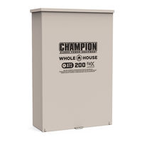 Champion 201020 Installation Manual