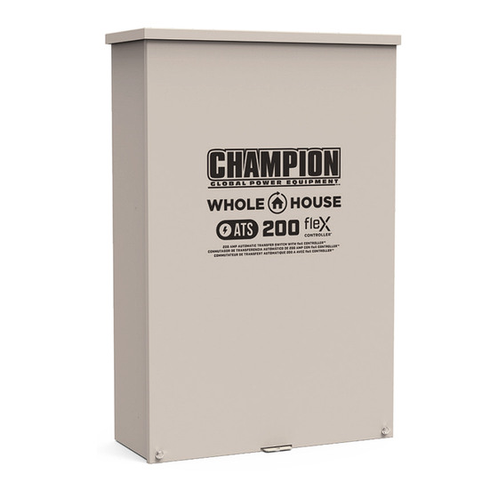 Champion ATS 100 fleX Installation Manual