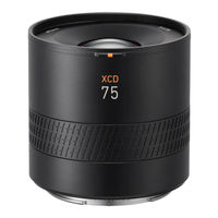 Hasselblad XCD 3,4/75P Quick Start Manual