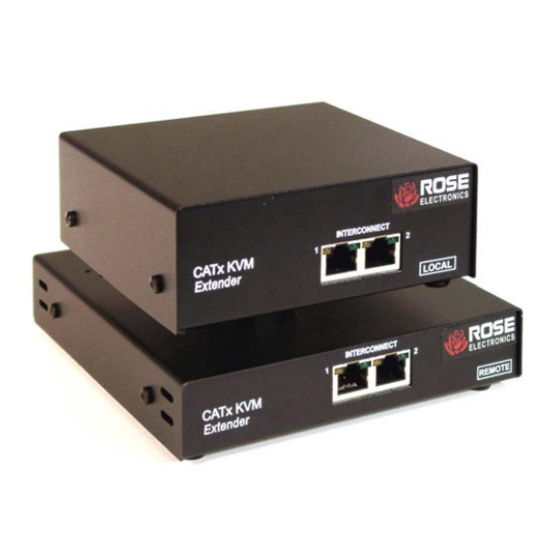 Rose electronics RJ45 Installation And Operation Manual