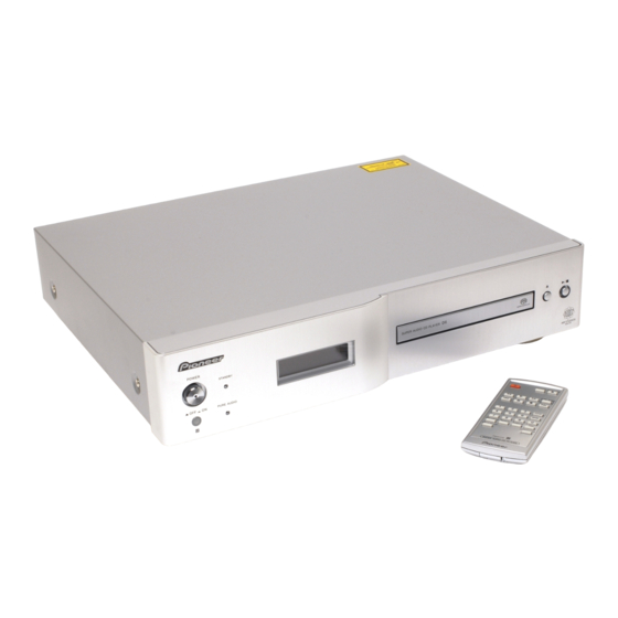 Pioneer PD-D6-S Service Manual