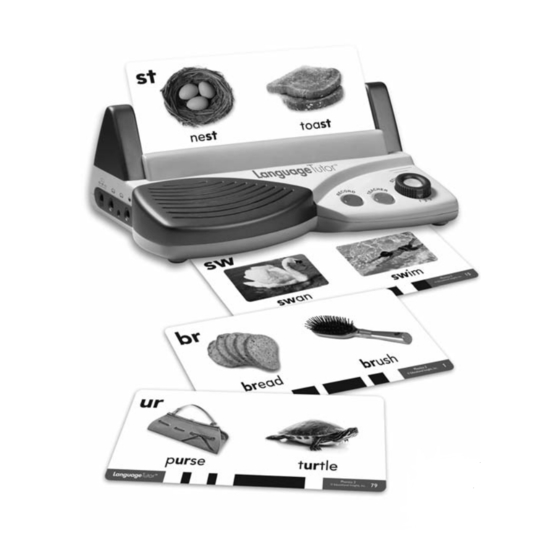 Educational Insights EI-2303 Language Tutor Instructions For Use Manual