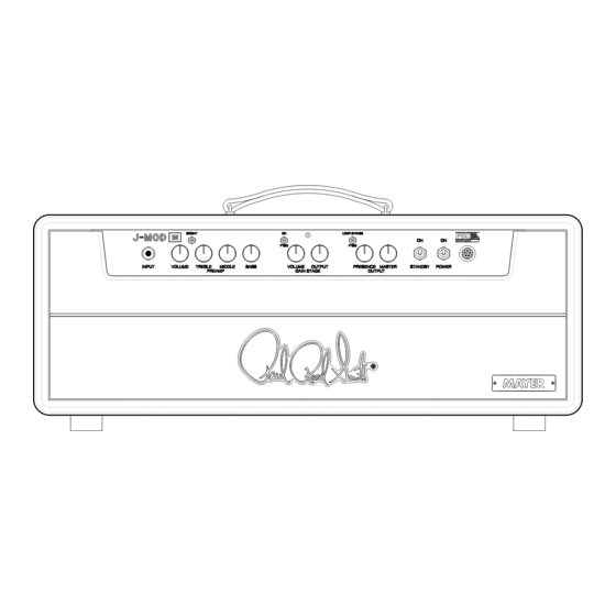 PRS Guitars John Mayer J-MOD 100 User Manual