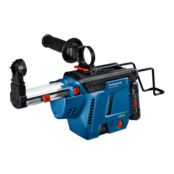 Bosch Professional GDE 18V-26 D Original Instructions Manual