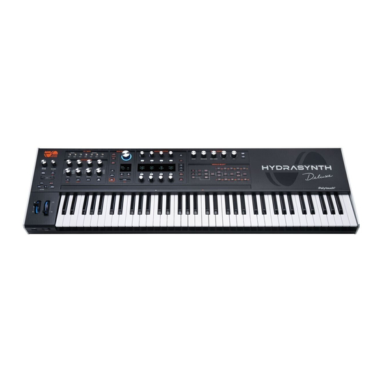 ASM Polytouch HUDRASYNTH Deluxe Owner's Manual