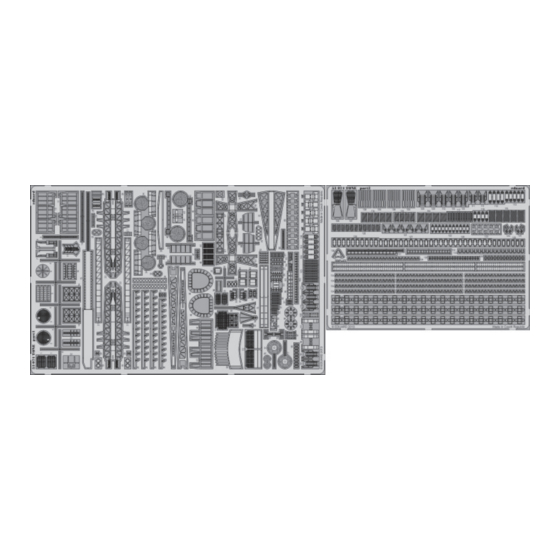 Eduard TONE 1/350 Quick Start Manual