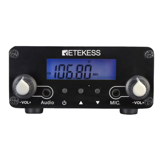 Retekess TR508 Instruction Manual