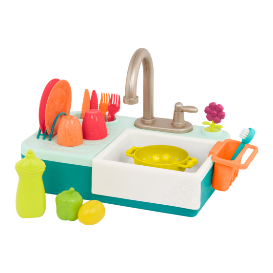 B.toys Splash-n-Scrub Sink Instructions