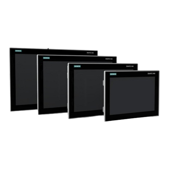 Siemens SIMATIC IPC377G Panel PC Manuals