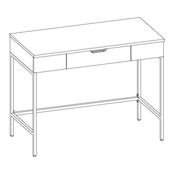 OSP Home Furnishings CONTEMPO WORK SMART CNT51 Assembly Instructions Manual