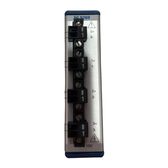 National Instruments NI-9269 Calibration Procedure