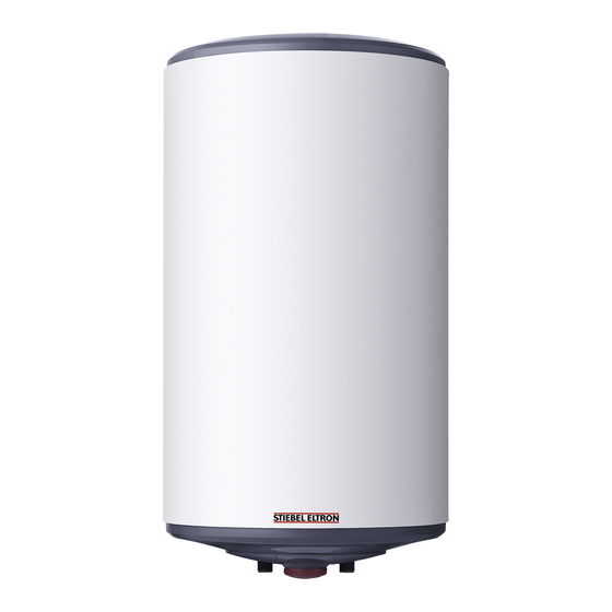 STIEBEL ELTRON PSH 30 Si Operation And Installation Manual