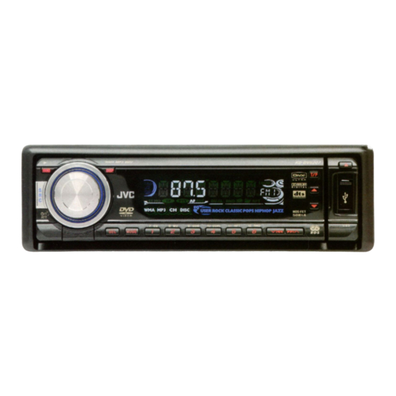 JVC KD-DV6207 Instructions Manual