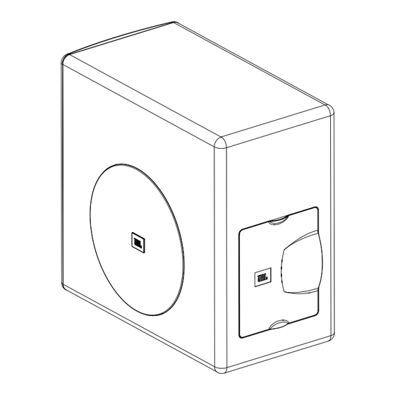 JBL Control 50S/T Manual
