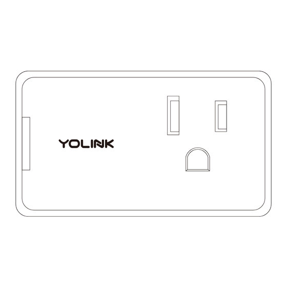 Yolink Plug Mini YS6604-UC User Manual