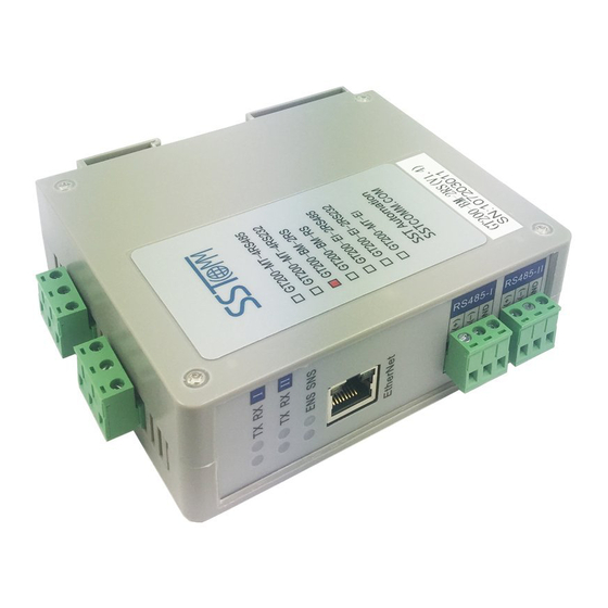 SST Automation GT200-BM-2RS Manuals