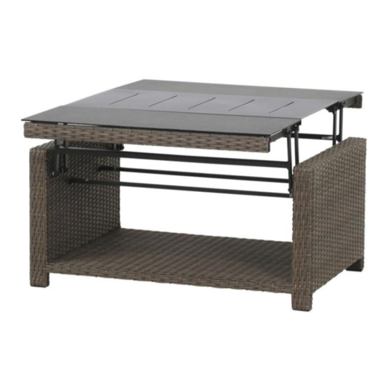 siena GARDEN Teramo Folding table 227.135 Assembly Instructions Manual